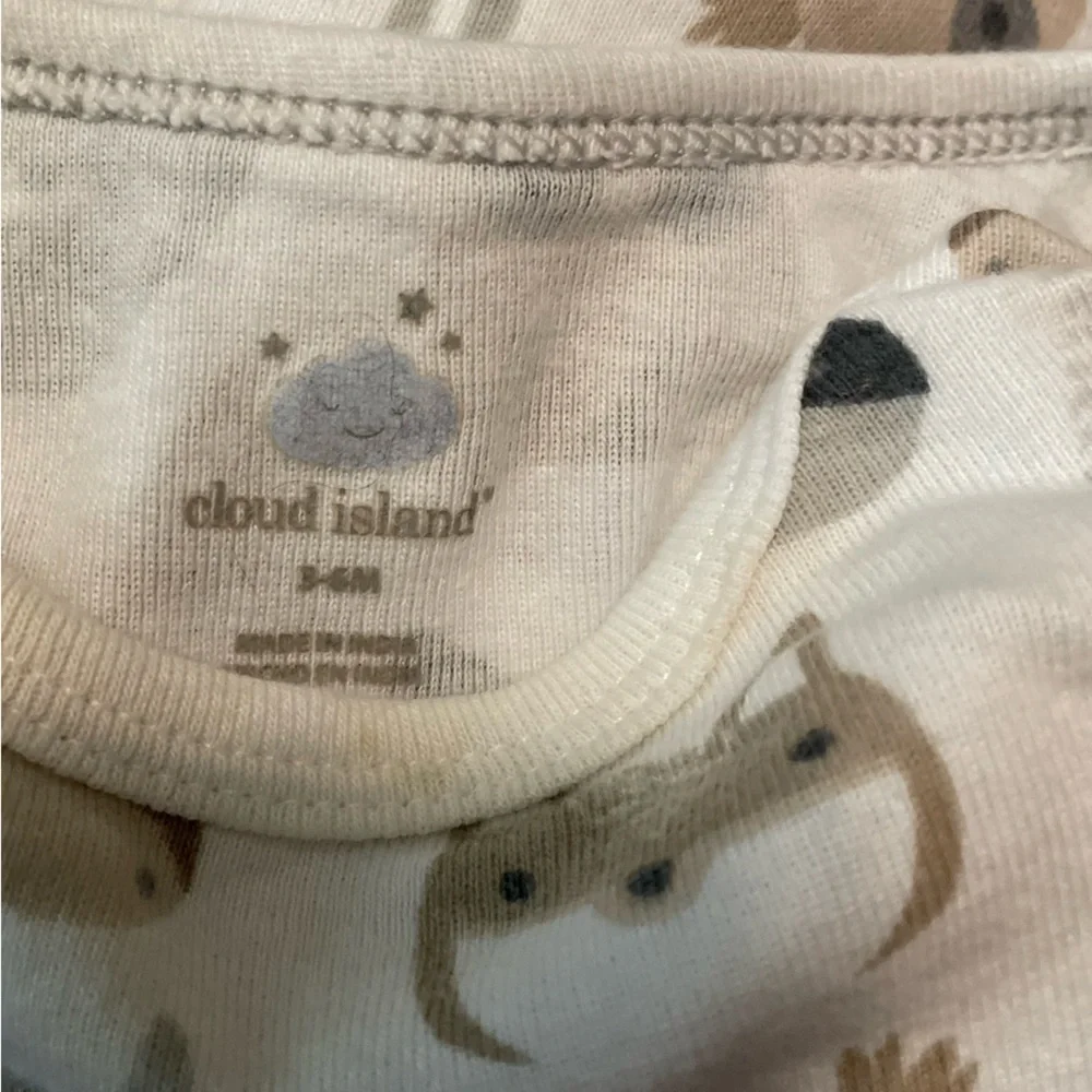 Cloud Island Bodysuits - Green, Blue, Gray size 3/6M
